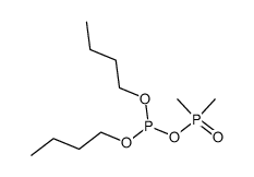 (dibutyl phosphorous) dimethylphosphinic anhydride Structure
