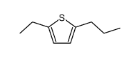 2-ethyl-5-propylthiophene结构式