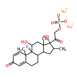 Dexamethasone Sodium Phosphate structure