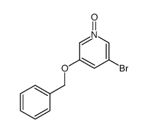5-bromo-3-(benzyloxy)pyridine N-oxide结构式