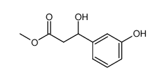 Methyl 3-Hydroxy-3-(3-hydroxyphenyl)propanoate Structure