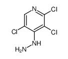 2,3,5-trichloro-4-hydrazino-pyridine Structure