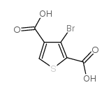 3-溴噻吩-2,4-二羧酸结构式