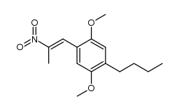 1-(2,5-Dimethoxy-4-butylphenyl)-2-nitro-1-propen结构式