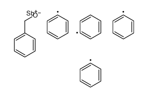 tetraphenyl(phenylmethoxy)-λ5-stibane Structure