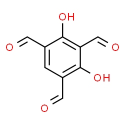 2,4-二羟基-1,3,5-均苯三甲醛结构式