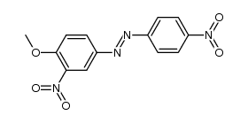 (4-methoxy-3-nitro-phenyl)-(4-nitro-phenyl)-diazene Structure