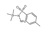 4-methylbenzenesulfonic acid 1-(trimethylsilyl)hydrazide结构式