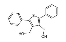 [4-(hydroxymethyl)-2,5-diphenylthiophen-3-yl]methanol结构式