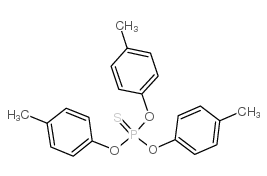 tris(4-methylphenoxy)-sulfanylidene-λ5-phosphane Structure