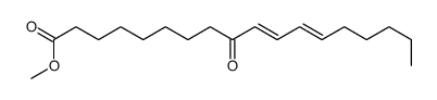 methyl 9-oxooctadeca-10,12-dienoate结构式