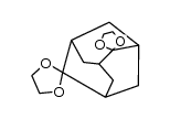 adamantane-2,6-dione bis-(ethylene)ketal Structure