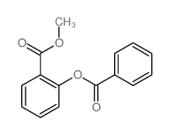 苯甲醯柳酸甲酯结构式