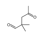 2,2-dimethyl-4-oxopentanal Structure