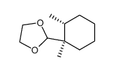 2-((1R,2S)-1,2-Dimethyl-cyclohexyl)-[1,3]dioxolane Structure