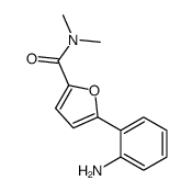 5-(2-aminophenyl)-N,N-dimethylfuran-2-carboxamide结构式