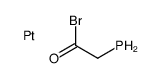 2-phosphanylacetyl bromide,platinum Structure