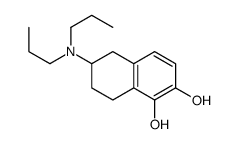 2-(N,N-dipropyl)amino-5,6-dihydroxytetralin structure