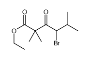 ethyl 4-bromo-2,2,5-trimethyl-3-oxohexanoate Structure