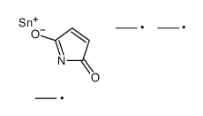 1-triethylstannylpyrrole-2,5-dione Structure