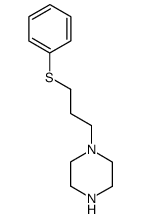 N(3-phenylthio-1-propyl)piperazine Structure