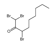 1,1,3-tribromononan-2-one结构式