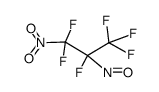 1,1,1,2,3,3-hexafluoro-3-nitro-2-nitroso-propane结构式