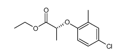 (R)-Ethyl 2-(4-chloro-2-methylphenoxy)propanoate结构式