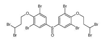 1,3-dibromo-5-[3,5-dibromo-4-(3,3-dibromopropoxy)phenyl]sulfinyl-2-(3,3-dibromopropoxy)benzene Structure