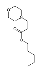 pentyl 3-morpholin-4-ylpropanoate Structure