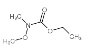 N-甲氧基-N-甲基氨基甲酸乙酯结构式