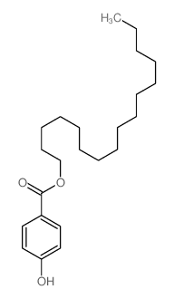 4-Hydroxybenzoic acid hexadecyl ester Structure