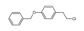 2-(p-benzyloxyphenyl)-ethyl chloride结构式