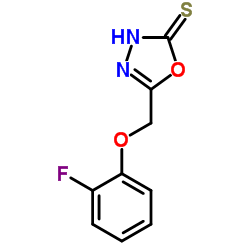 5-[(2-fluorophenoxy)methyl]-1,3,4-oxadiazole-2-thiol Structure