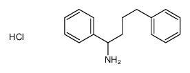 1,4-二苯基-1-丁胺盐酸盐结构式