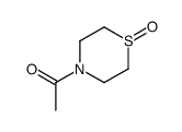 Thiomorpholine, 4-acetyl-, 1-oxide (9CI) Structure