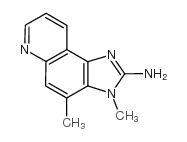2-氨基-3,4-二甲基-3H-咪唑并喹啉结构式