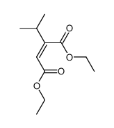 (Z)-2-isopropylbut-2-enedioic acid diethyl ester结构式