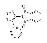 2-(4-Phenyl-1,2,3-thiadiazol-5-yl)isoindoline-1,3-dione Structure