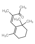 3-甲基-4-(2,6,6-三甲基-1-环己烯-1-基)-3-丁烯-2-酮结构式