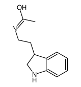 N-[2-(2,3-dihydro-1H-indol-3-yl)ethyl]acetamide结构式
