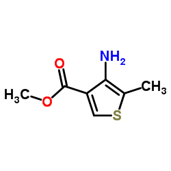 4-氨基-5-甲基噻吩-3-羧酸甲酯结构式