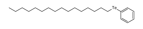 1-phenyltellurohexadecane结构式