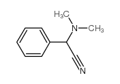 Benzeneacetonitrile, a-(dimethylamino)- structure