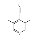 4-氰基-3,5-二碘吡啶结构式