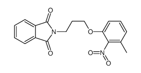 2-[3-(3-methyl-2-nitrophenoxy)propyl]isoindole-1,3-dione Structure