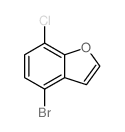 4-溴-7-氯苯并呋喃结构式