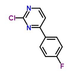 2-氯-4-(4-氟-苯基)-嘧啶结构式