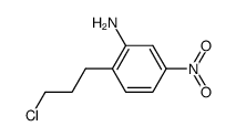 2-(3-chloro-propyl)-5-nitro-aniline结构式