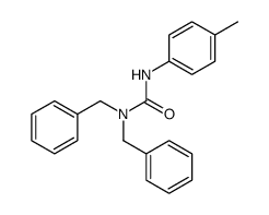 1,1-dibenzyl-3-(4-methylphenyl)urea结构式